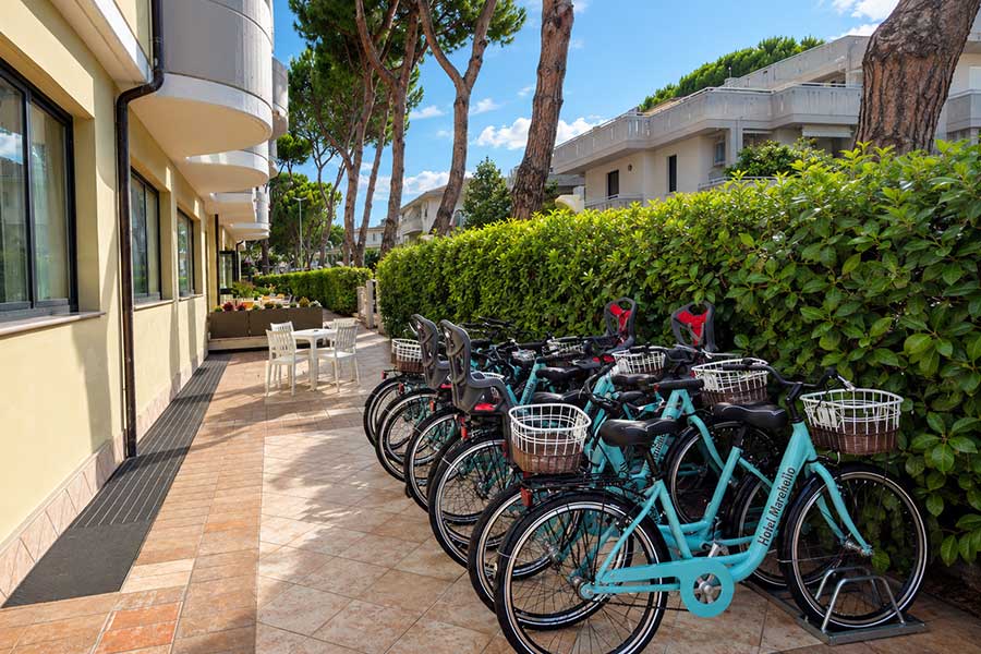 Hotel Marebello - Biciclette a disposizione degli ospiti